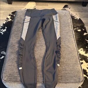 lululemon athletica Charcoal and Heather Gray Leggings